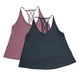 Lululemon women’s bundle of 2 love knot tank activewear top no size tag